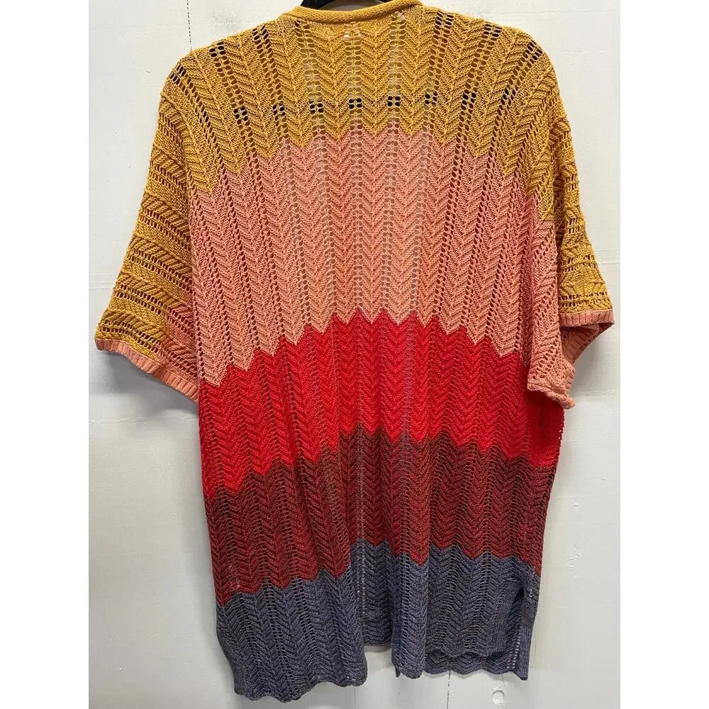 Maurice's Women's Sweater Cardigan Size Large Beautiful Fall Colors